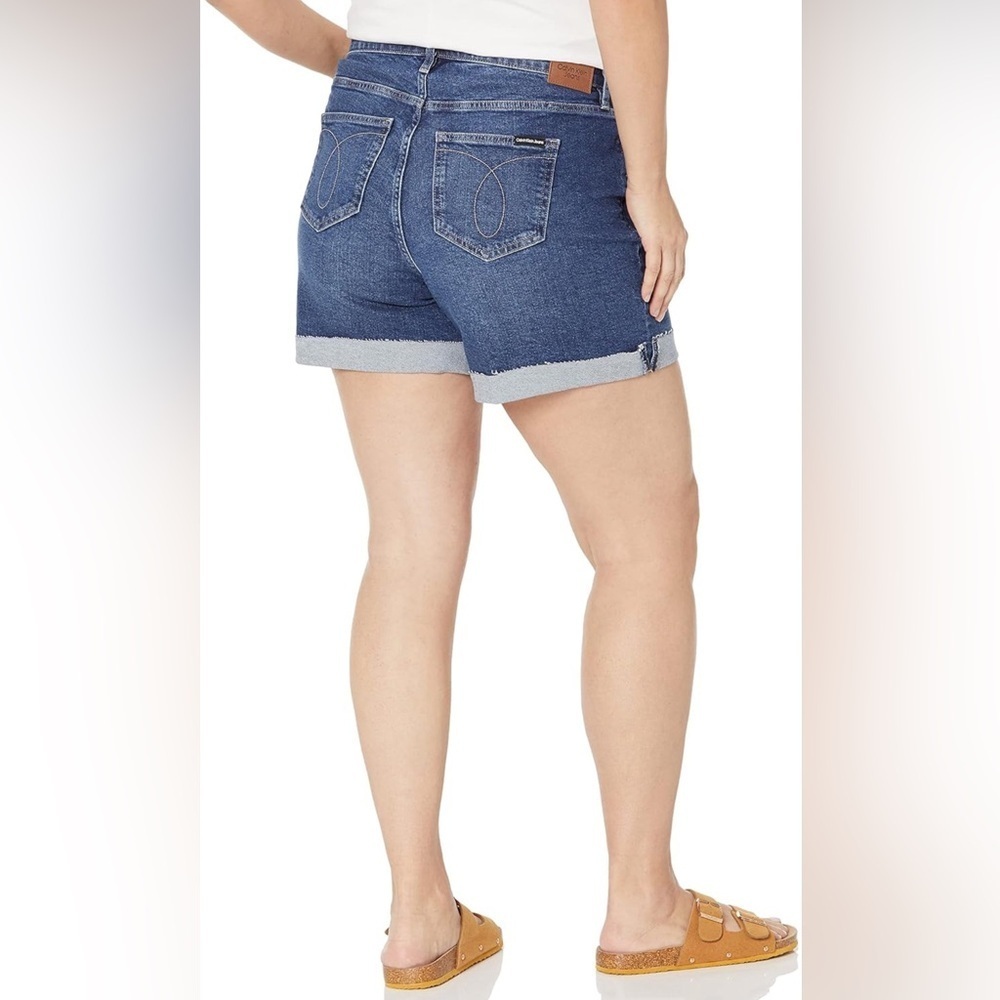Calvin Klein High Rise Shorts - Picture 2 of 7